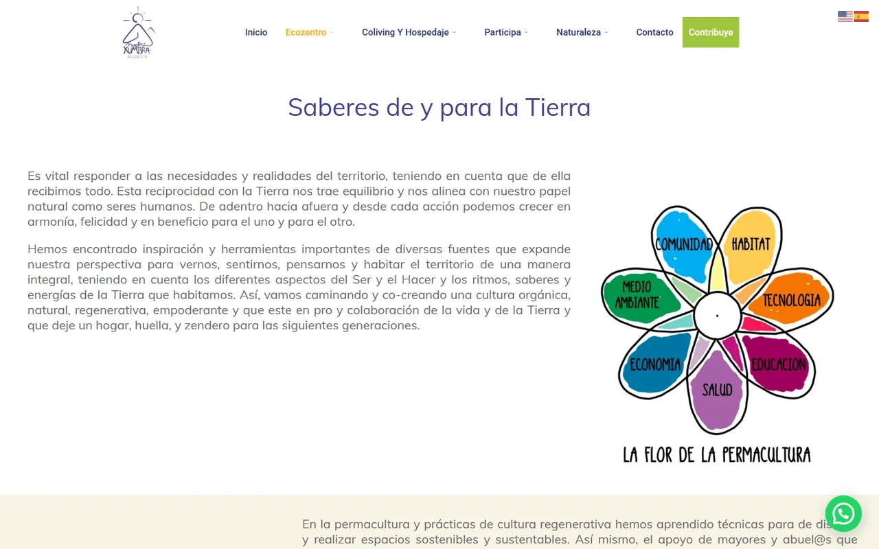 Captura de Madre Kumbra: La flor de la permacultura